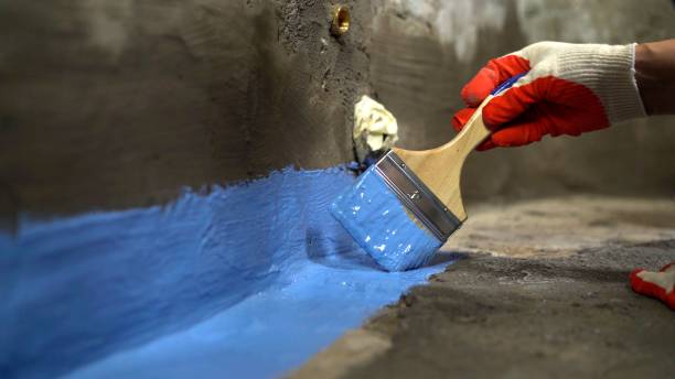 Commercial Waterproofing project at a Plymouth, NC business property by SJ Waterproofing Pros